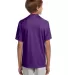 NB3142 A4 Youth Cooling Performance Crew Tee PURPLE back view