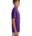 NB3142 A4 Youth Cooling Performance Crew Tee PURPLE side view