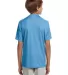 NB3142 A4 Youth Cooling Performance Crew Tee LIGHT BLUE back view