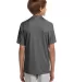 NB3142 A4 Youth Cooling Performance Crew Tee GRAPHITE back view