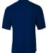 NB3143 A4 Youth Tek 2-Button Henley NAVY back view