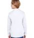 NB3165 A4 Youth Cooling Performance Long Sleeve Cr WHITE back view