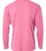 NB3165 A4 Youth Cooling Performance Long Sleeve Cr PINK back view