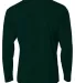 NB3165 A4 Youth Cooling Performance Long Sleeve Cr FOREST GREEN back view
