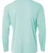 NB3165 A4 Youth Cooling Performance Long Sleeve Cr PASTEL MINT back view