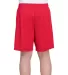 NB5244 A4 Youth Cooling Performance Shorts SCARLET back view