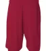NB5244 A4 Youth Cooling Performance Shorts CARDINAL back view