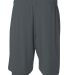 NB5244 A4 Youth Cooling Performance Shorts GRAPHITE back view