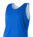 NF1270 A4 Adult Reversible Mesh Tank in Royal/white