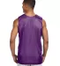 NF1270 A4 Adult Reversible Mesh Tank PURPLE/ WHITE back view