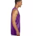 NF1270 A4 Adult Reversible Mesh Tank PURPLE/ WHITE side view