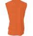 NW2320 A4 Reversible Moisture Management Muscle ORANGE/ WHITE back view