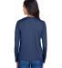 NW3002 A4 Women's Long Sleeve Cooling Performance  in Navy back view