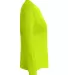 NW3002 A4 Women's Long Sleeve Cooling Performance  LIME side view