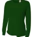 NW3002 A4 Women's Long Sleeve Cooling Performance  FOREST front view