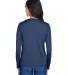 NW3002 A4 Women's Long Sleeve Cooling Performance  NAVY back view