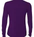 NW3002 A4 Women's Long Sleeve Cooling Performance  PURPLE back view