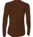 NW3002 A4 Women's Long Sleeve Cooling Performance  BROWN back view