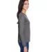 NW3002 A4 Women's Long Sleeve Cooling Performance  GRAPHITE side view