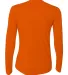 NW3002 A4 Women's Long Sleeve Cooling Performance  SAFETY ORANGE back view