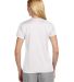 NW3201 A4 Women's Cooling Performance Crew T-Shirt in White back view
