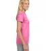 NW3201 A4 Women's Cooling Performance Crew T-Shirt PINK side view