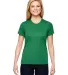 NW3201 A4 Women's Cooling Performance Crew T-Shirt FOREST GREEN front view
