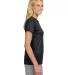 NW3201 A4 Women's Cooling Performance Crew T-Shirt BLACK side view