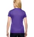 NW3201 A4 Women's Cooling Performance Crew T-Shirt PURPLE back view