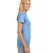 NW3201 A4 Women's Cooling Performance Crew T-Shirt LIGHT BLUE side view