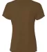 NW3201 A4 Women's Cooling Performance Crew T-Shirt BROWN back view
