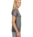 NW3201 A4 Women's Cooling Performance Crew T-Shirt GRAPHITE side view