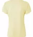 NW3201 A4 Women's Cooling Performance Crew T-Shirt LIGHT YELLOW back view