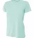 NW3201 A4 Women's Cooling Performance Crew T-Shirt PASTEL MINT front view