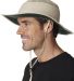 OB101 Adams Outback Hat in Stone side view