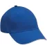 PE102 Adams Polyester Performer Cap in Royal/ white front view