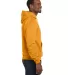 Champion S700 Logo 50/50 Pullover Hoodie in Gold side view