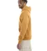 Champion S700 Logo 50/50 Pullover Hoodie in Gold glint side view