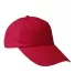SH101 Adams Sunshield Unconstructed Blended Cap wi NAUTICAL RED side view