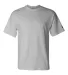 T425 Champion Adult Short-Sleeve T-Shirt T525C Light Steel front view