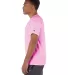 T425 Champion Adult Short-Sleeve T-Shirt T525C in Pink candy side view