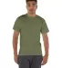 T425 Champion Adult Short-Sleeve T-Shirt T525C in Fresh olive front view