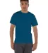 T425 Champion Adult Short-Sleeve T-Shirt T525C in Late night blue front view