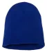 Y1500 Yupoong Heavyweight Knit Cap in Royal back view