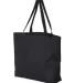 8503 Liberty Bags 12 Ounce Cotton Canvas Tote Bag BLACK side view