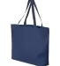 8503 Liberty Bags 12 Ounce Cotton Canvas Tote Bag NAVY side view