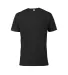 DELTA APPAREL 116535 ADULT S/S TEE in Black front view