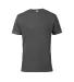 DELTA APPAREL 116535 ADULT S/S TEE in Charcoal front view