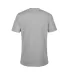 DELTA APPAREL 116535 ADULT S/S TEE in Silver back view