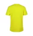 DELTA APPAREL 116535 ADULT S/S TEE in Safety green back view